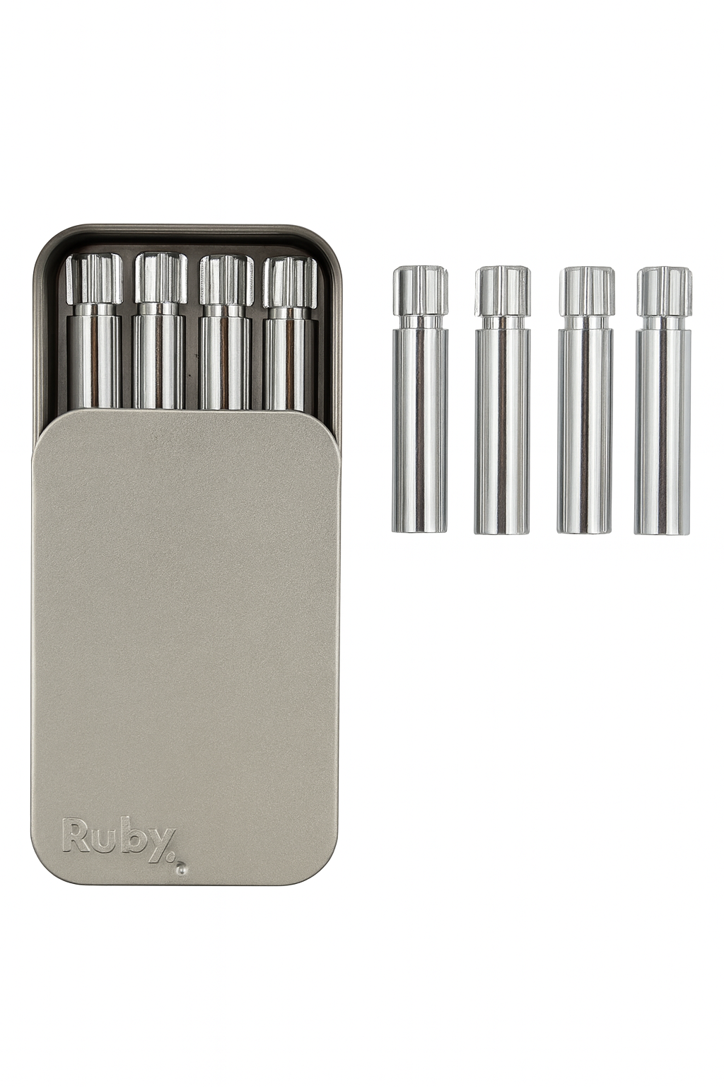 6 Spline Chrome 45mm Tap Spindle Stems