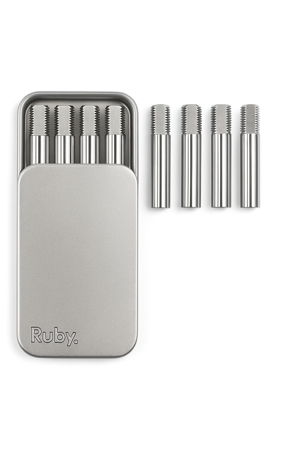 4 Pack Flat Spline Tap Spindle Stem