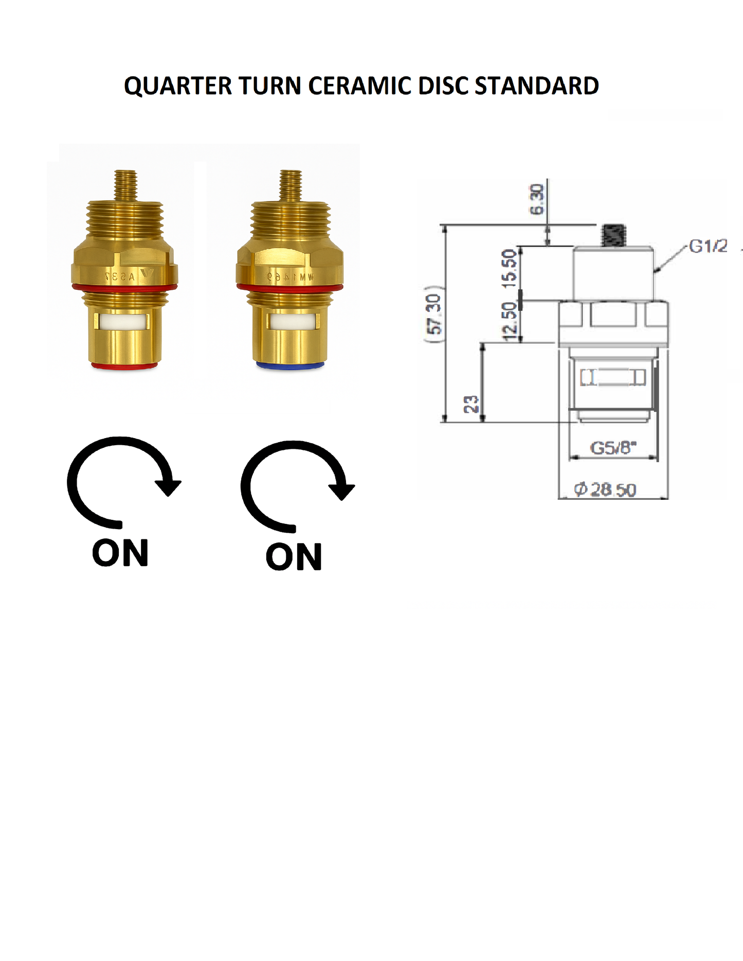 Adaptable Ceramic Disc Spindle Standard